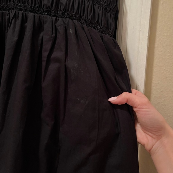 Black French Connection smocked midi dress - Picture 5 of 6